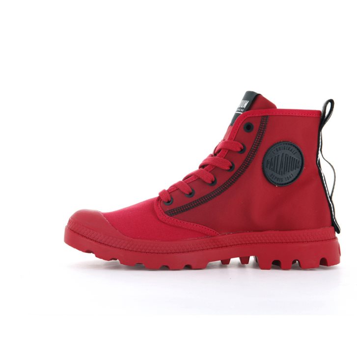 Palladium Pampa Dare 2 Survive Men's Boots Red | UK N198-RGP